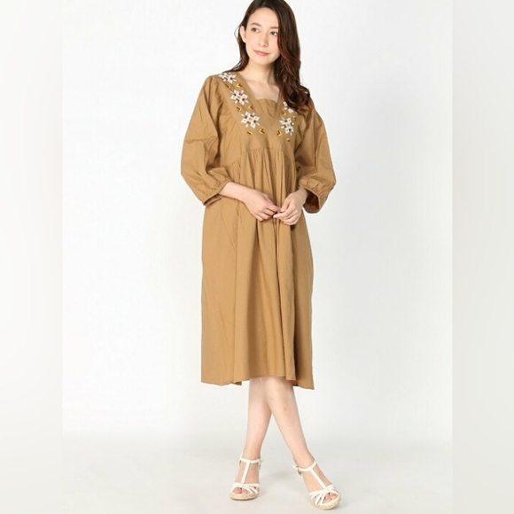 Embroidered Tunic Dress - Picture 1 of 13